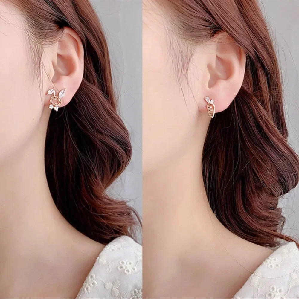 Rabbit earrings - Picture 2 of 3